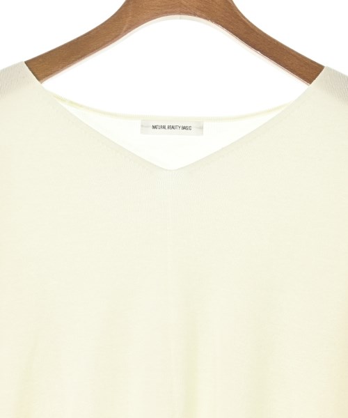 NATURAL BEAUTY BASIC（ナチュラルビューティーベーシック）ニット・セーター 白 サイズ:FR レディース/2200721962061
