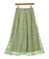 NATURAL BEAUTY BASIC（ナチュラルビューティーベーシック）ロング・マキシ丈スカート 緑 サイズ:M レディース/2200721962108