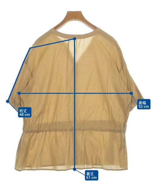 NATURAL BEAUTY BASIC（ナチュラルビューティーベーシック）ブラウス ベージュ サイズ:M レディース/2200727664136