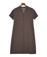 NATURAL BEAUTY BASIC（ナチュラルビューティーベーシック）シャツワンピース 茶 サイズ:M レディース/2200726125034