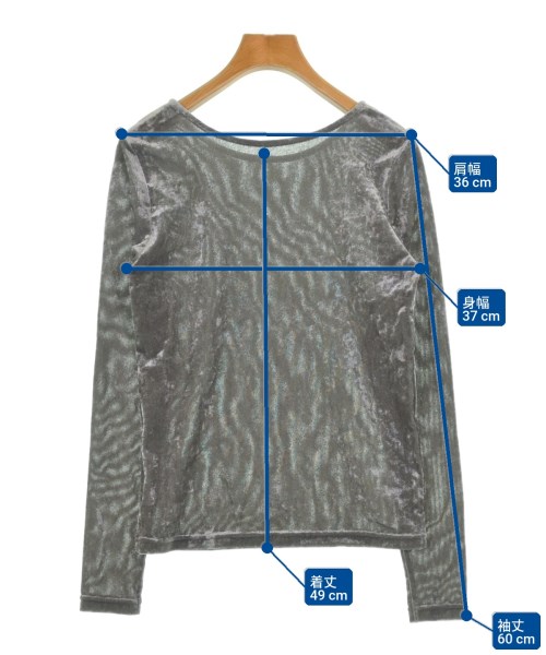 NATURAL BEAUTY BASIC（ナチュラルビューティーベーシック）Tシャツ・カットソー グレー サイズ:F レディース/2200729501170