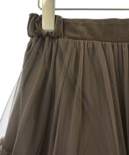 NATURAL BEAUTY BASIC（ナチュラルビューティーベーシック）ロング・マキシ丈スカート 茶 サイズ:M レディース/2200734663061