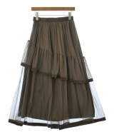 NATURAL BEAUTY BASIC（ナチュラルビューティーベーシック）ロング・マキシ丈スカート 茶 サイズ:M レディース/2200734663061