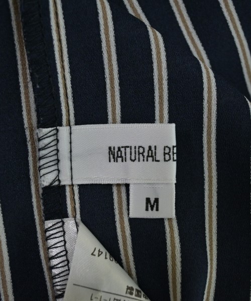 NATURAL BEAUTY BASIC（ナチュラルビューティーベーシック）ブラウス 紺 サイズ:M レディース/2200733197031