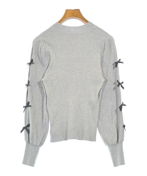 NATURAL BEAUTY BASIC（ナチュラルビューティーベーシック）ニット・セーター グレー サイズ:F レディース/2200716028086