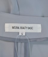 NATURAL BEAUTY BASIC（ナチュラルビューティーベーシック）ノーカラージャケット 青 サイズ:L レディース/2200717422173