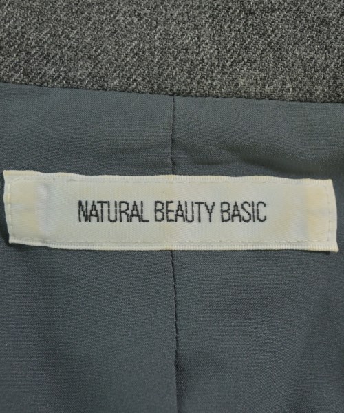 NATURAL BEAUTY BASIC（ナチュラルビューティーベーシック）テーラードジャケット グレー サイズ:S レディース/2200717189052