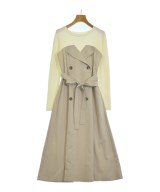 NATURAL BEAUTY BASIC（ナチュラルビューティーベーシック）ワンピース ベージュ サイズ:M レディース/2200719417122