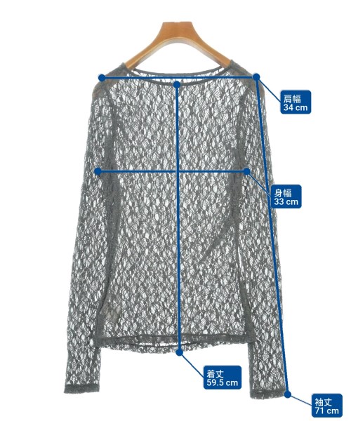 NATURAL BEAUTY BASIC（ナチュラルビューティーベーシック）Tシャツ・カットソー グレー サイズ:F レディース/2200721074115