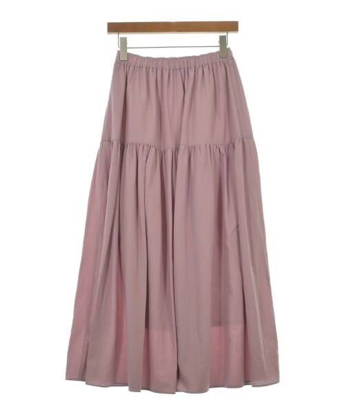 NATURAL BEAUTY BASIC（ナチュラルビューティーベーシック）ロング・マキシ丈スカート ピンク サイズ:M レディース/2200722525012