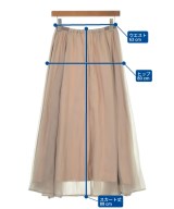 NATURAL BEAUTY BASIC（ナチュラルビューティーベーシック）ロング・マキシ丈スカート ベージュ サイズ:M レディース/2200722525029