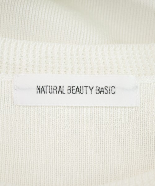 NATURAL BEAUTY BASIC（ナチュラルビューティーベーシック）カーディガン 白 サイズ:F レディース/2200719860300
