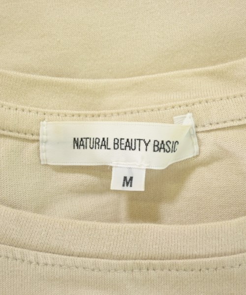 NATURAL BEAUTY BASIC（ナチュラルビューティーベーシック）Tシャツ・カットソー ベージュ サイズ:M レディース/2200721190112