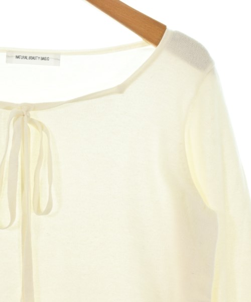 NATURAL BEAUTY BASIC（ナチュラルビューティーベーシック）ニット・セーター 白 サイズ:F レディース/2200725068011