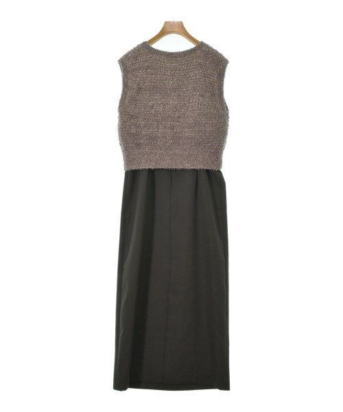 NATURAL BEAUTY BASIC（ナチュラルビューティーベーシック）ワンピース 茶 サイズ:M レディース/2200723977025