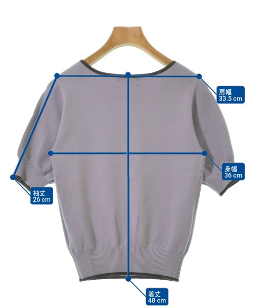 NATURAL BEAUTY BASIC（ナチュラルビューティーベーシック）ニット・セーター 紫 サイズ:F レディース/2200723977056