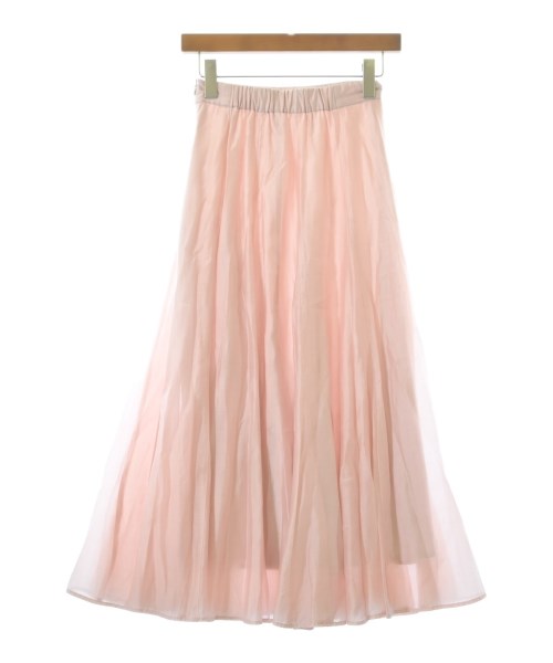 NATURAL BEAUTY BASIC（ナチュラルビューティーベーシック）ロング・マキシ丈スカート ピンク サイズ:S レディース/2200728102033