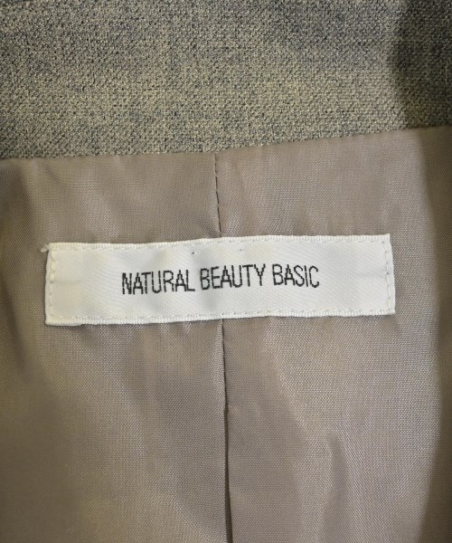 NATURAL BEAUTY BASIC（ナチュラルビューティーベーシック）テーラードジャケット グレー サイズ:M レディース/2200725455095