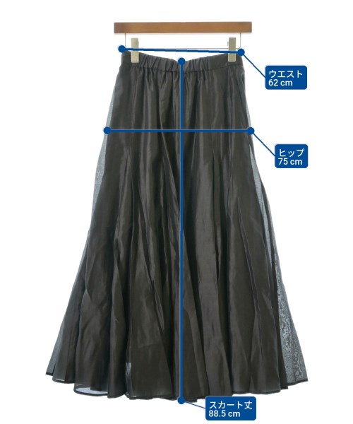 NATURAL BEAUTY BASIC（ナチュラルビューティーベーシック）ロング・マキシ丈スカート 黒 サイズ:M レディース/2200723776086