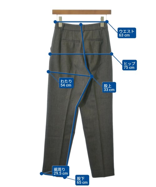 NATURAL BEAUTY BASIC（ナチュラルビューティーベーシック）スラックス 茶 サイズ:XS レディース/2200725506056