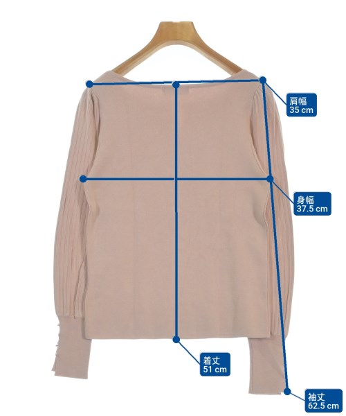 NATURAL BEAUTY BASIC（ナチュラルビューティーベーシック）ニット・セーター ピンク サイズ:F レディース/2200684747071