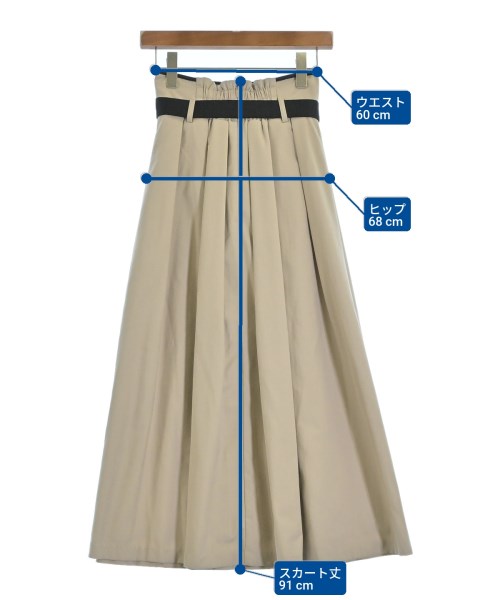 NATURAL BEAUTY BASIC（ナチュラルビューティーベーシック）ロング・マキシ丈スカート ベージュ サイズ:S レディース/2200685451045