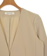 NATURAL BEAUTY BASIC（ナチュラルビューティーベーシック）ノーカラージャケット ベージュ サイズ:M レディース/2200681175075