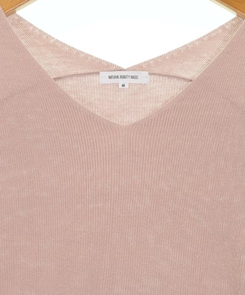 NATURAL BEAUTY BASIC（ナチュラルビューティーベーシック）ニット・セーター ピンク サイズ:M レディース/2200685568026