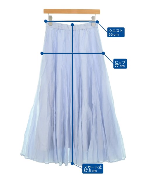 NATURAL BEAUTY BASIC（ナチュラルビューティーベーシック）ロング・マキシ丈スカート 青 サイズ:M レディース/2200683348026