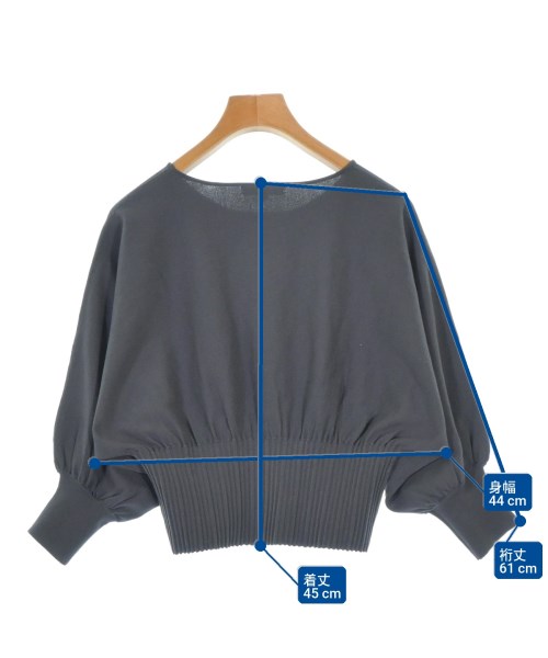 NATURAL BEAUTY BASIC（ナチュラルビューティーベーシック）ニット・セーター グレー サイズ:M レディース/2200682505079
