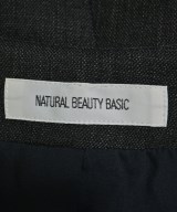 NATURAL BEAUTY BASIC（ナチュラルビューティーベーシック）ノーカラージャケット グレー サイズ:L レディース/2200683577020
