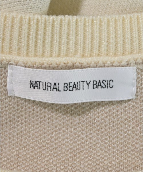 NATURAL BEAUTY BASIC（ナチュラルビューティーベーシック）ニット・セーター 白 サイズ:F レディース/2200684489063