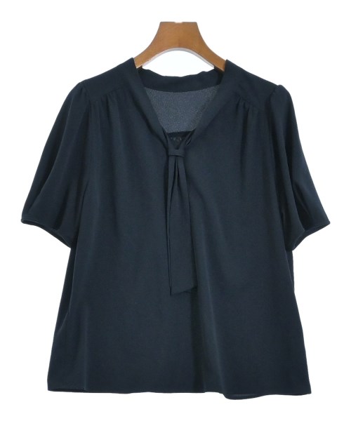 NATURAL BEAUTY BASIC(ナチュラルビューティーベーシック)ブラウス 紺 サイズ:M/2200682500043