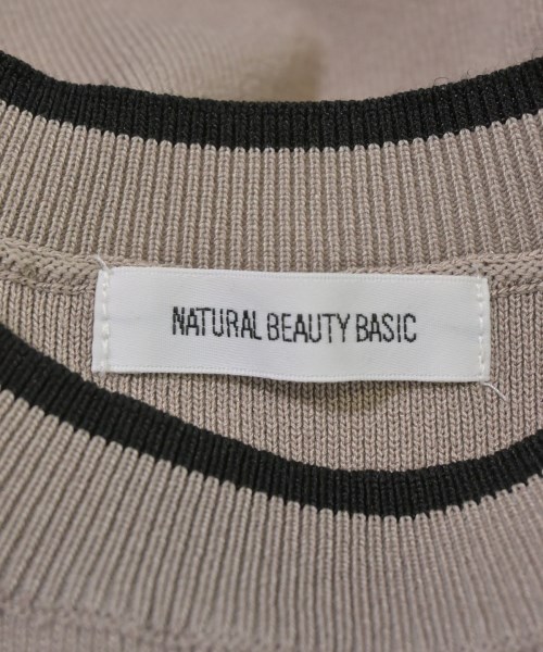 NATURAL BEAUTY BASIC（ナチュラルビューティーベーシック）ニット・セーター 茶 サイズ:F レディース/2200683201130