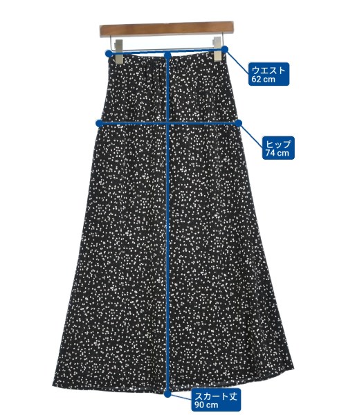 NATURAL BEAUTY BASIC（ナチュラルビューティーベーシック）ロング・マキシ丈スカート 黒 サイズ:M レディース/2200684530024