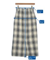 NATURAL BEAUTY BASIC（ナチュラルビューティーベーシック）ロング・マキシ丈スカート 白 サイズ:M レディース/2200686985143