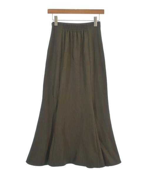NATURAL BEAUTY BASIC（ナチュラルビューティーベーシック）ロング・マキシ丈スカート 茶 サイズ:M レディース/2200686985150