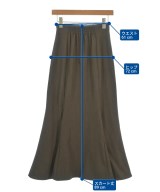 NATURAL BEAUTY BASIC（ナチュラルビューティーベーシック）ロング・マキシ丈スカート 茶 サイズ:M レディース/2200686985150
