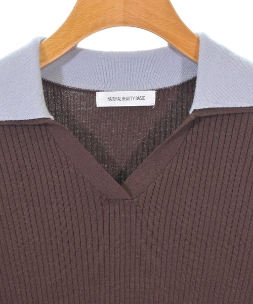 NATURAL BEAUTY BASIC（ナチュラルビューティーベーシック）ニット・セーター 茶 サイズ:F レディース/2200688528034