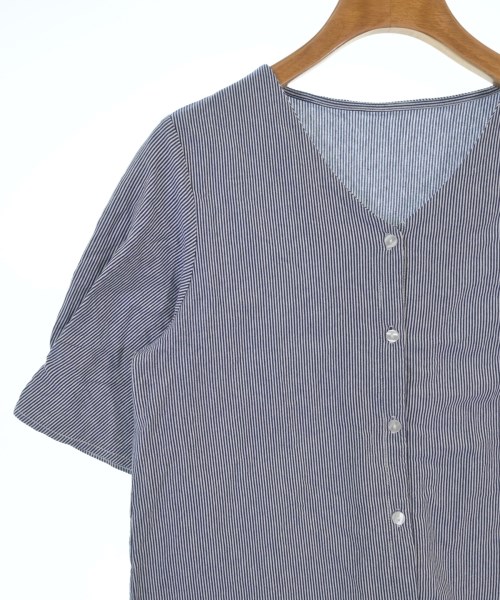 NATURAL BEAUTY BASIC（ナチュラルビューティーベーシック）ブラウス 青 サイズ:M レディース/2200684658049