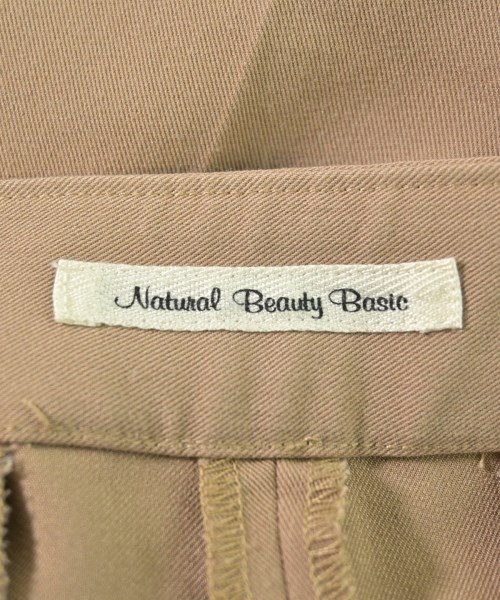 NATURAL BEAUTY BASIC（ナチュラルビューティーベーシック）スラックス ベージュ サイズ:M レディース/2200684658094