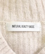 NATURAL BEAUTY BASIC（ナチュラルビューティーベーシック）ニット・セーター ベージュ サイズ:M レディース/2200687282111