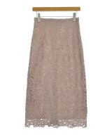 NATURAL BEAUTY BASIC（ナチュラルビューティーベーシック）ロング・マキシ丈スカート ピンク サイズ:M レディース/2200691175027