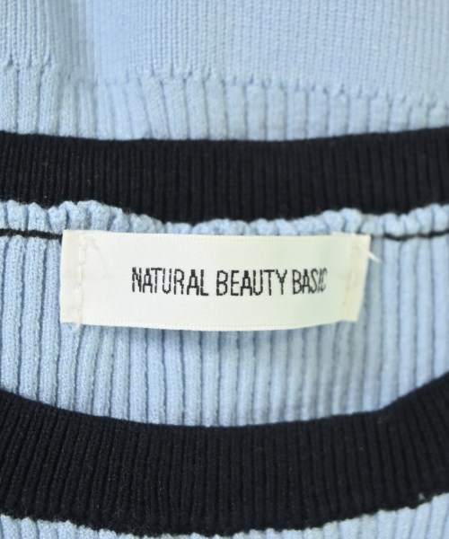 NATURAL BEAUTY BASIC（ナチュラルビューティーベーシック）ワンピース 青 サイズ:M レディース/2200691175058