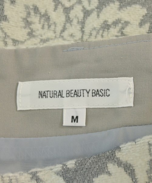 NATURAL BEAUTY BASIC（ナチュラルビューティーベーシック）ひざ丈スカート グレー サイズ:M レディース/2200683196108