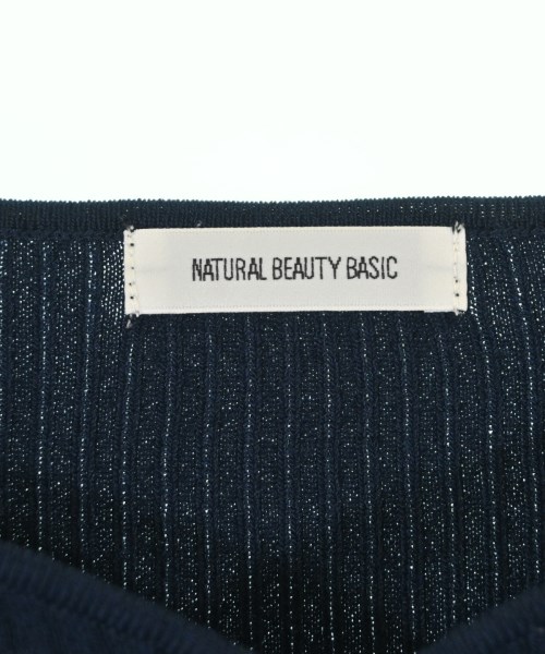 NATURAL BEAUTY BASIC（ナチュラルビューティーベーシック）ニット・セーター 紺 サイズ:F レディース/2200689501050