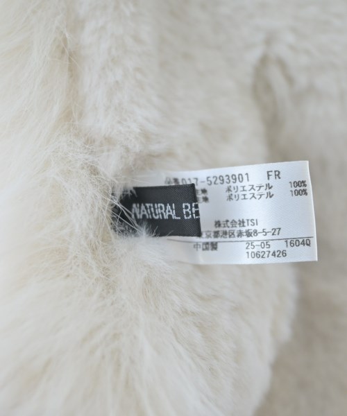 NATURAL BEAUTY BASIC（ナチュラルビューティーベーシック）マフラー 白 サイズ:- レディース/2200683631166