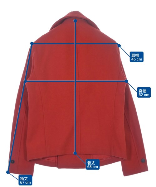 A/X ARMANI EXCHANGE（アルマーニエクスチェンジ）ピーコート 赤 サイズ:M メンズ/2200635403025