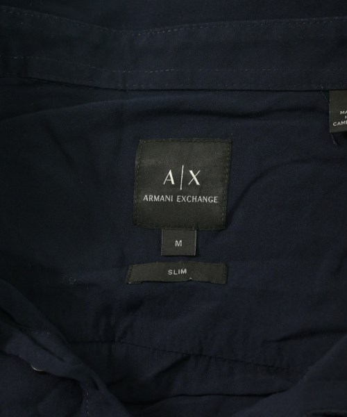 A/X ARMANI EXCHANGE（アルマーニエクスチェンジ）カジュアルシャツ 紺 サイズ:M メンズ/2200637040105