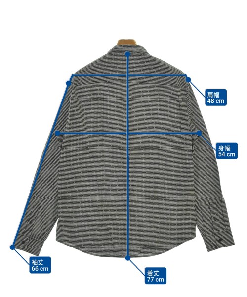 A/X ARMANI EXCHANGE（アルマーニエクスチェンジ）カジュアルシャツ 黒 サイズ:L メンズ/2200637040143